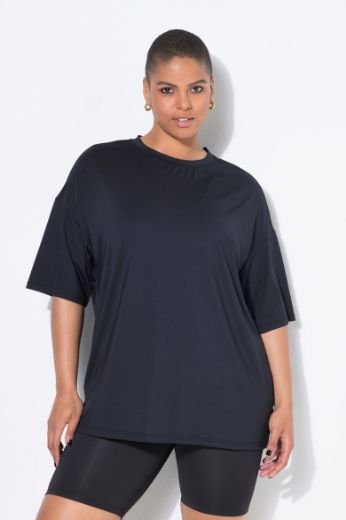 Plus size veliki brojevi Majica šireg kroja s natpisom na leđima za punije