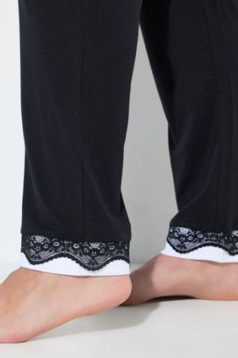 Plus size veliki brojevi Pidžama kratkih rukava i dugih nogavica za punije