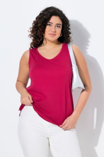 Plus size veliki brojevi Top V ovratnika za punije