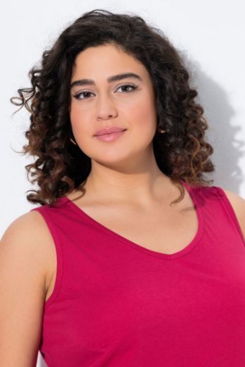 Plus size veliki brojevi Top V ovratnika za punije