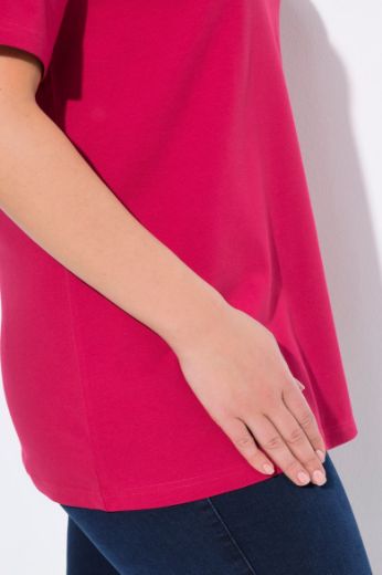 Plus size veliki brojevi Majica A kroj V ovratnik za punije