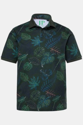 Plus size veliki brojevi Majica Polo kratkih rukava motiv lišća za punije