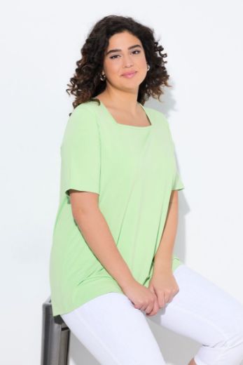 Plus size veliki brojevi Majica kratkih rukava A kroja za punije