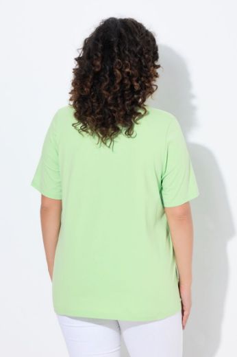 Plus size veliki brojevi Majica kratkih rukava A kroja za punije