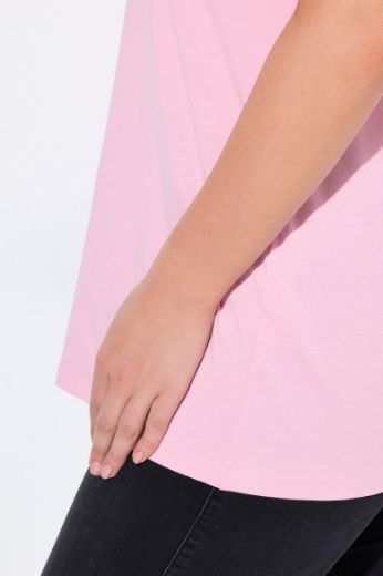 Plus size veliki brojevi Majica kratkih rukava A kroja za punije