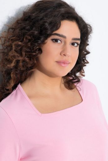 Plus size veliki brojevi Majica kratkih rukava A kroja za punije