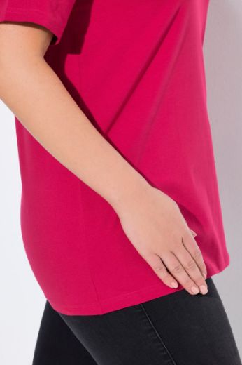 Plus size veliki brojevi Majica kratkih rukava A kroja za punije