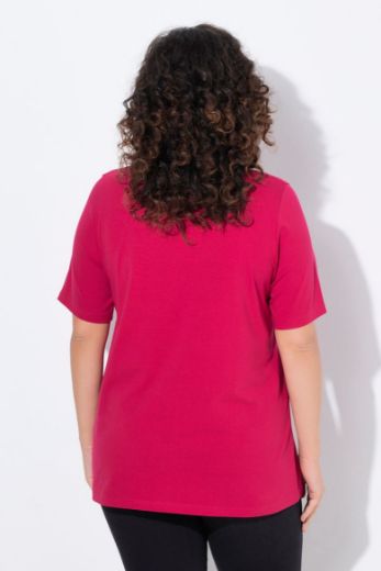Plus size veliki brojevi Majica kratkih rukava A kroja za punije