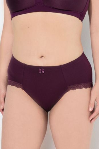Plus size veliki brojevi Gaćice s dodatkom ukrasne čipke 3 komada za punije