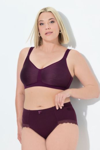 Plus size veliki brojevi Gaćice s dodatkom ukrasne čipke 3 komada za punije