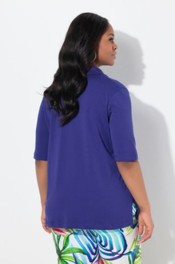 Plus size veliki brojevi Majica Polo za punije