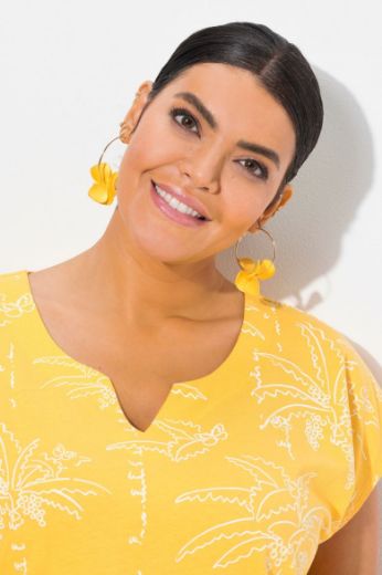 Plus size veliki brojevi Majica opuštenog kroja za punije