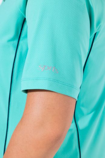 Plus size veliki brojevi Majica sportska kratkih rukava V izreza za punije
