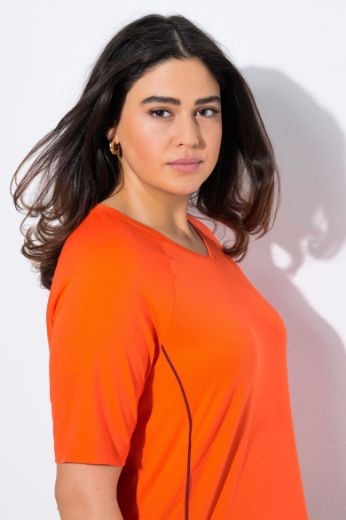 Plus size veliki brojevi Majica sportska kratkih rukava V izreza za punije