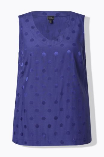Plus size veliki brojevi Bluza bez rukava V izreza za punije