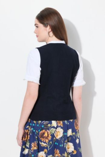 Plus size veliki brojevi Bluza bez rukava četvrtastog izreza za punije