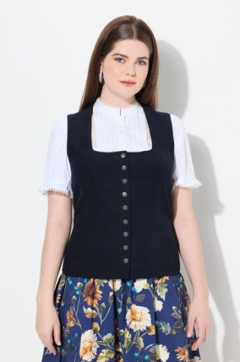 Plus size veliki brojevi Bluza bez rukava četvrtastog izreza za punije