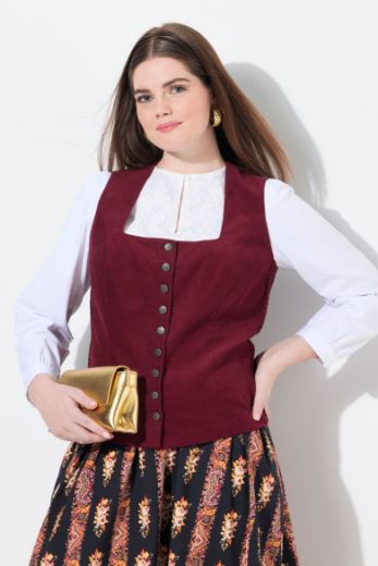 Plus size veliki brojevi Bluza bez rukava četvrtastog izreza za punije