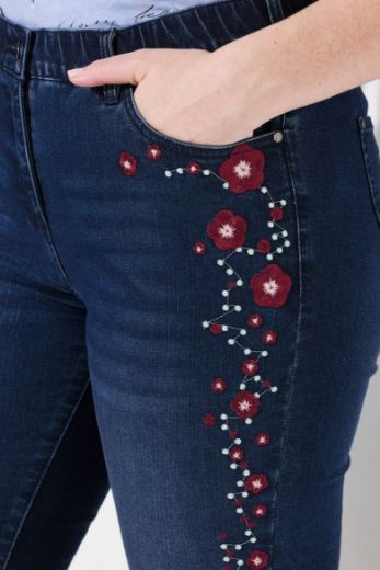 Plus size veliki brojevi Traperice Capri za punije