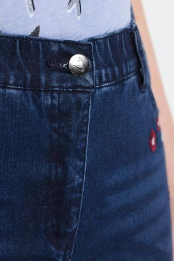 Plus size veliki brojevi Traperice Capri za punije