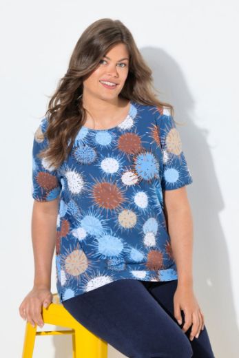 Plus size veliki brojevi Majica kratkih rukava okruglog ovratnika za punije