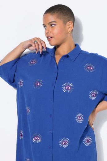 Plus size veliki brojevi Haljina midi 3/4 rukava za punije