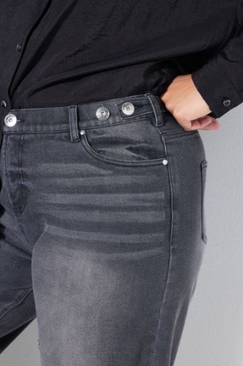 Plus size veliki brojevi Traperice širokih nogavica za punije