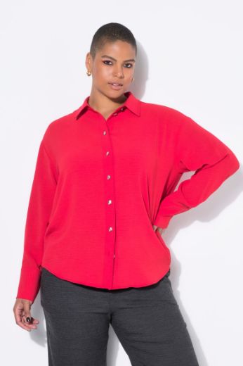 Plus size veliki brojevi Košulja dugih rukava šireg kroja za punije