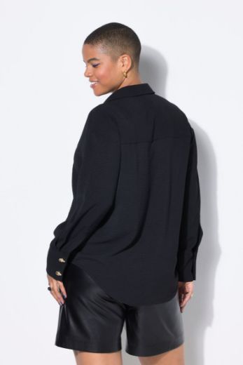 Plus size veliki brojevi Košulja dugih rukava šireg kroja za punije