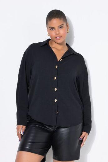 Plus size veliki brojevi Košulja dugih rukava šireg kroja za punije