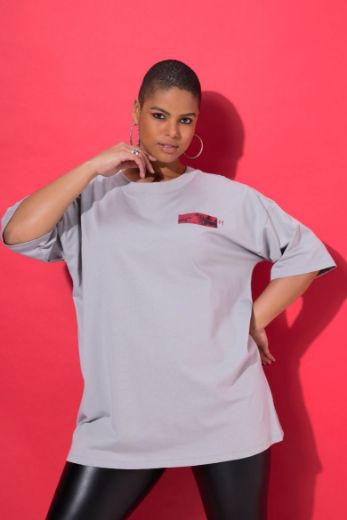 Plus size veliki brojevi Majica kratkih rukava šireg kroja za punije