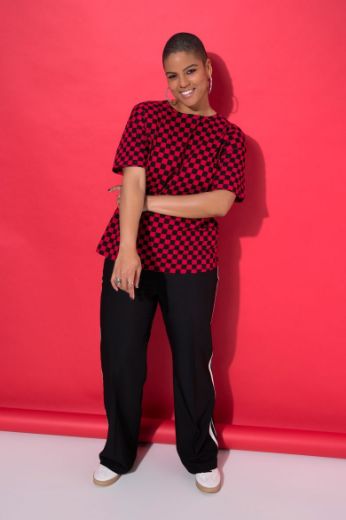 Plus size veliki brojevi Majica kratkih rukava širi model za punije