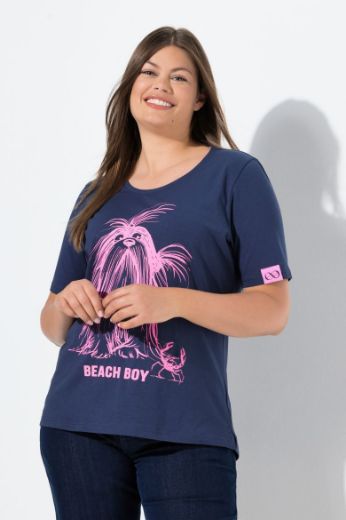 Plus size veliki brojevi Majica kratkih rukava okruglog ovratnika za punije