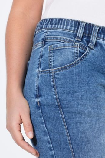 Plus size veliki brojevi Traperice širokih nogavica za punije