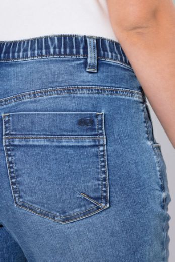 Plus size veliki brojevi Traperice širokih nogavica za punije