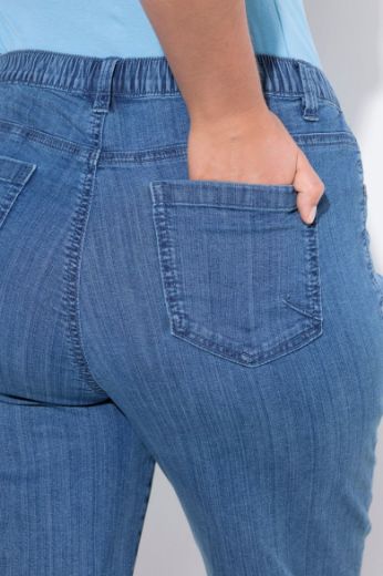 Plus size veliki brojevi Traperice širokih nogavica za punije