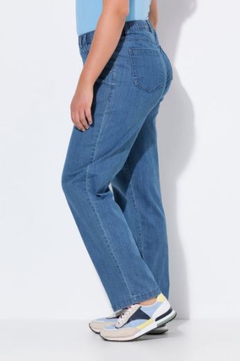 Plus size veliki brojevi Traperice širokih nogavica za punije
