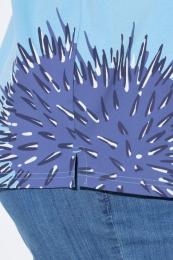 Plus size veliki brojevi Majica kratkih rukava okruglog ovratnika za punije
