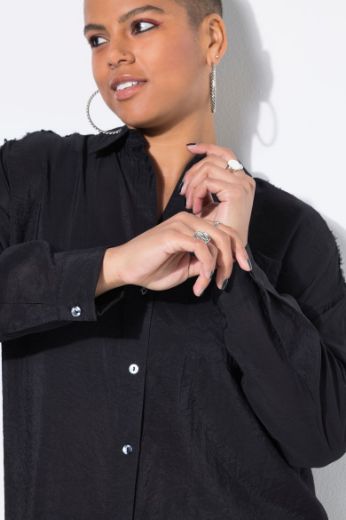 Plus size veliki brojevi Bluza dugih rukava šireg kroja za punije