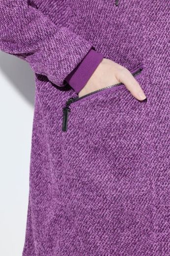 Plus size veliki brojevi Jakna pletena s podstavom od flisa za punije