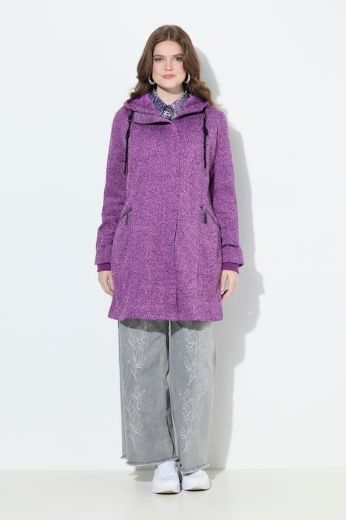 Plus size veliki brojevi Jakna pletena s podstavom od flisa za punije