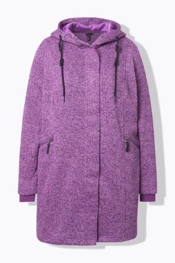 Plus size veliki brojevi Jakna pletena s podstavom od flisa za punije