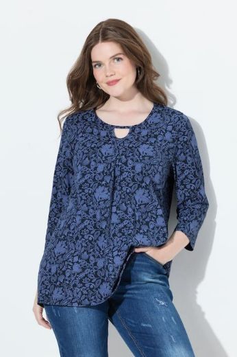 Plus size veliki brojevi Majica 3/4 rukava A kroja za punije