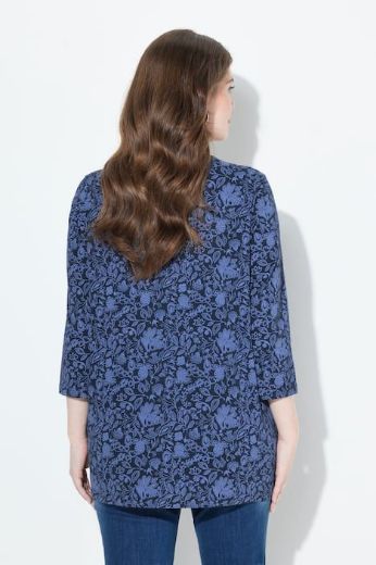 Plus size veliki brojevi Majica 3/4 rukava A kroja za punije