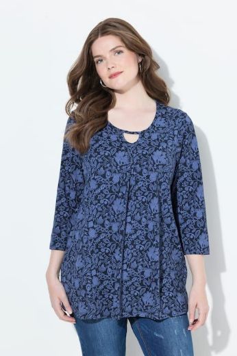 Plus size veliki brojevi Majica 3/4 rukava A kroja za punije