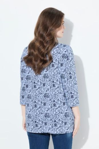 Plus size veliki brojevi Majica 3/4 rukava A kroja za punije