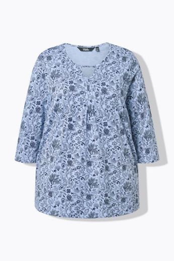 Plus size veliki brojevi Majica 3/4 rukava A kroja za punije