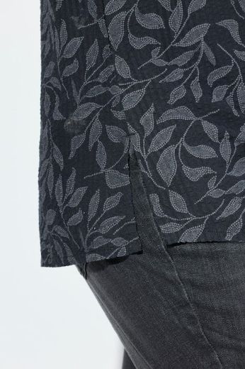 Plus size veliki brojevi Bluza dugih rukava V ovratnika za punije