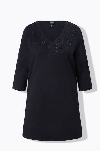 Plus size veliki brojevi Majica 3/4 rukava dužeg kroja za punije