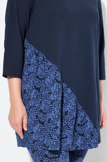 Plus size veliki brojevi Majica 3/4 rukava dužeg A kroja za punije